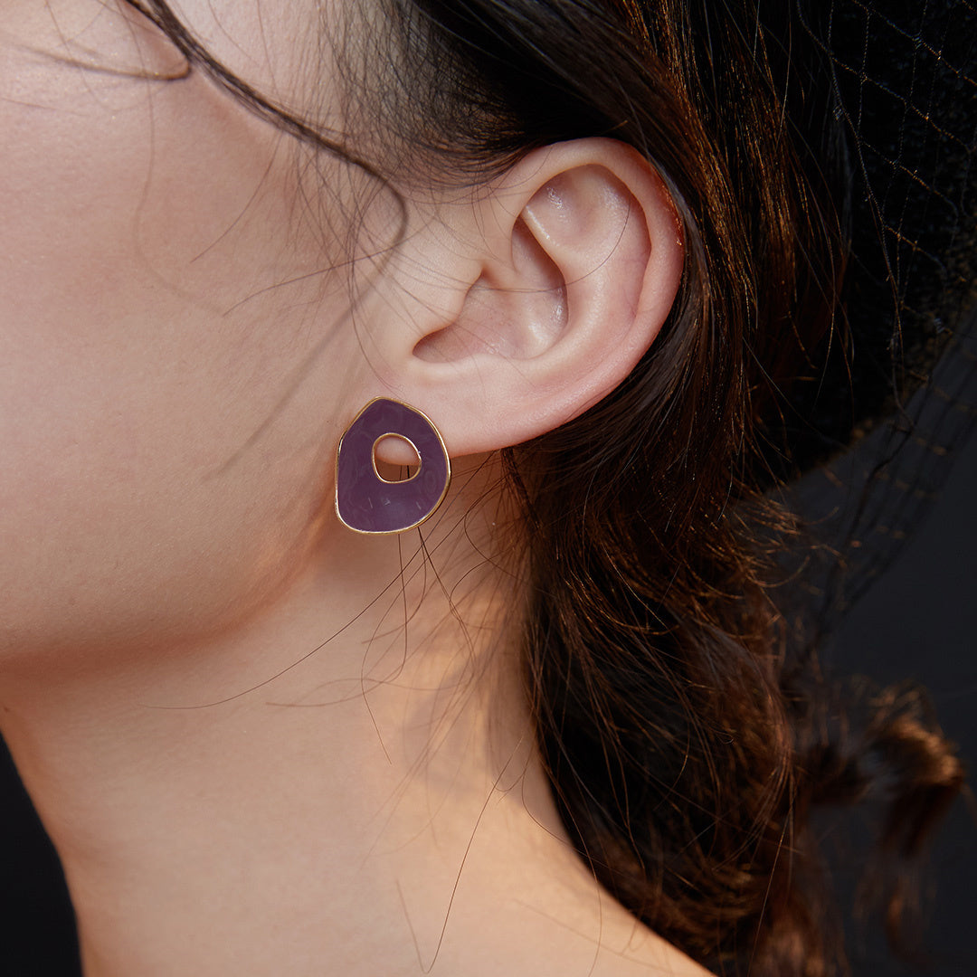 Pendientes originales de plata pura de inspiración vintage