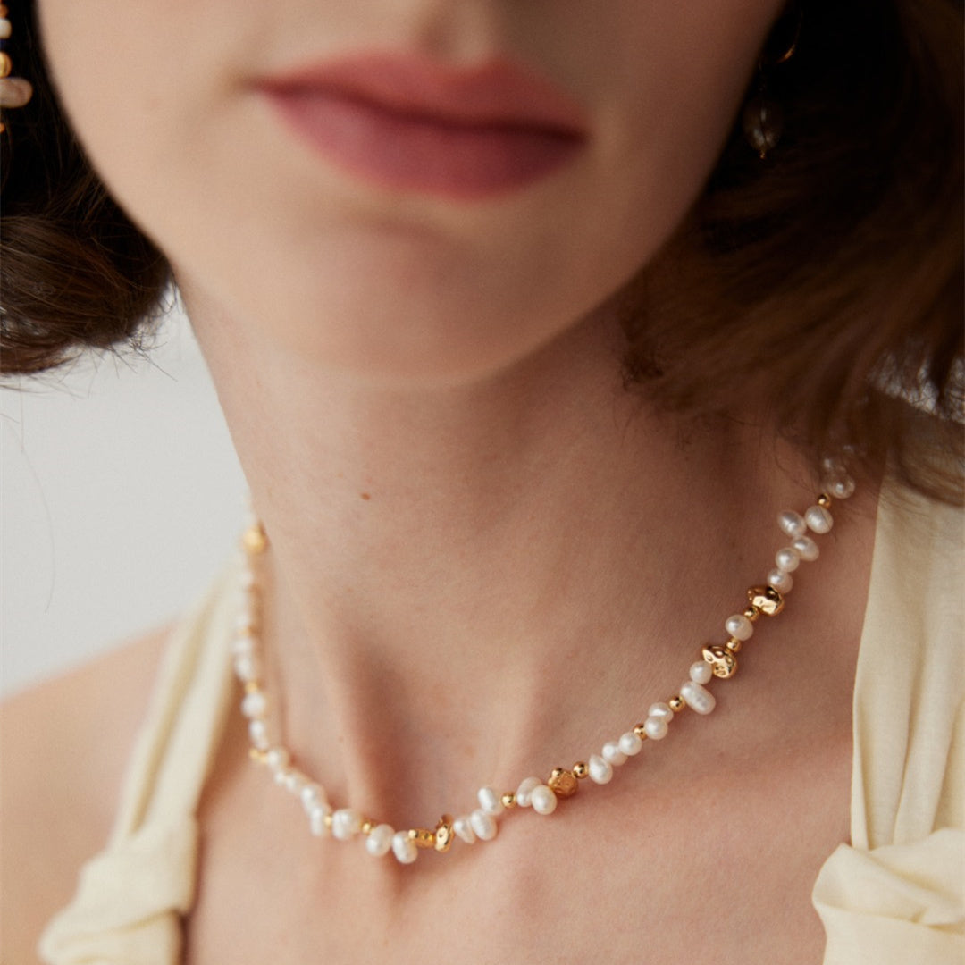 Elegant Personalized Natural Pearl Necklace