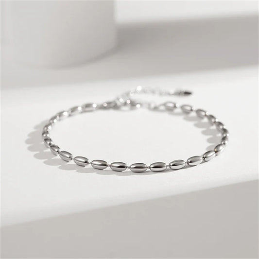 Minimalist Pure Silver Bracelet