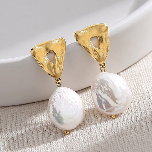 Natural Baroque Pearls Earrings