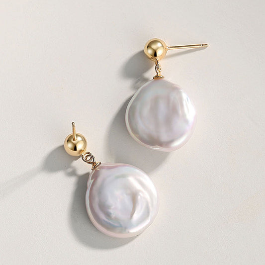 Baroque Natural Pearls  Earrings