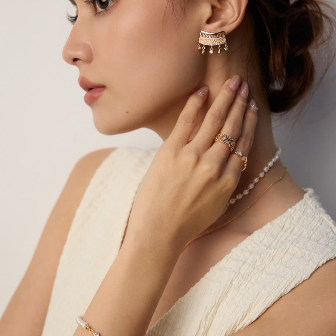 Vintage S925 Sterling Silver Dangle Earrings with Zircon – Retro Glamour Meets Modern Sparkle